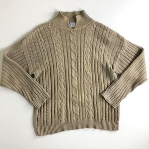 Forelli‎ Vintage Brown Cable Knit Womens Sweater Plus Size 18/20
